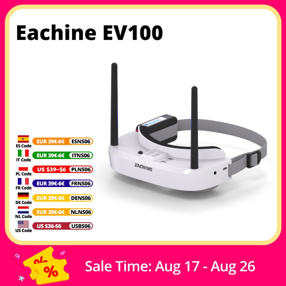 Rc Helicopter Case - Eachine EV100 720*540 5.8G 72CH FPV