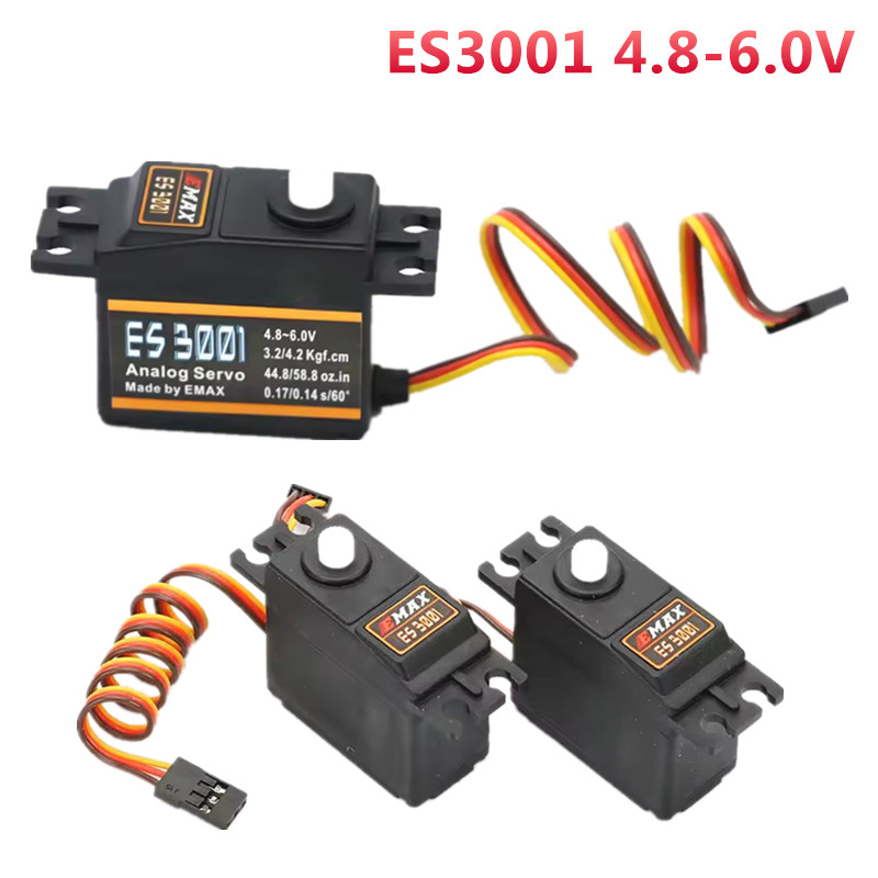Rc Helicopter Parts - Servomoteur analogique standard EMAX ES3001 4.8-6.0V
