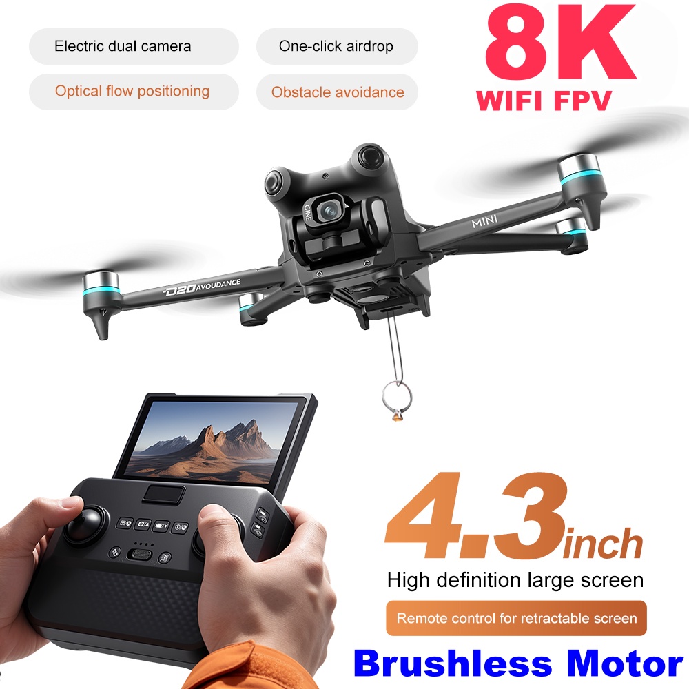 Drone à écran sans balais avec - Rc Helicopter Electric avis et prix