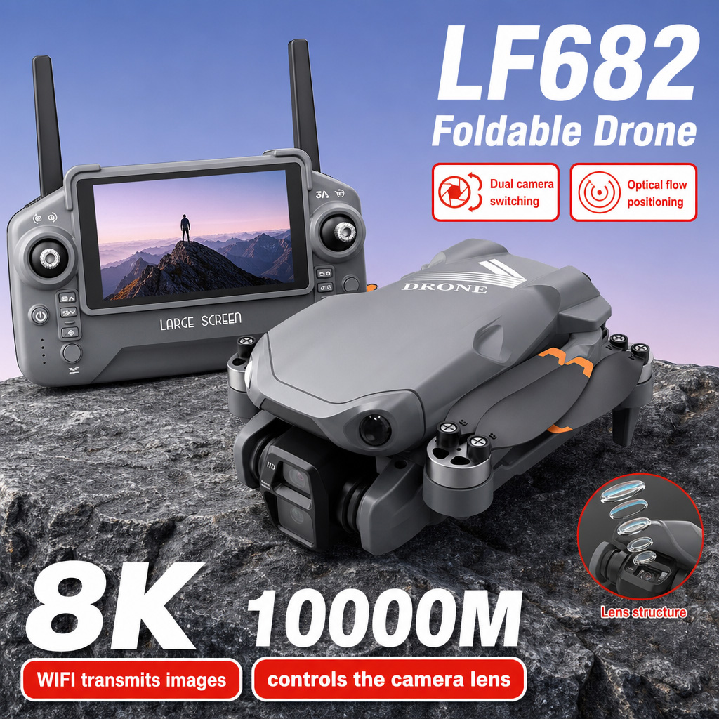 Drone photo aérien LF682 8K HD - Rc Helicopter Case avis et prix