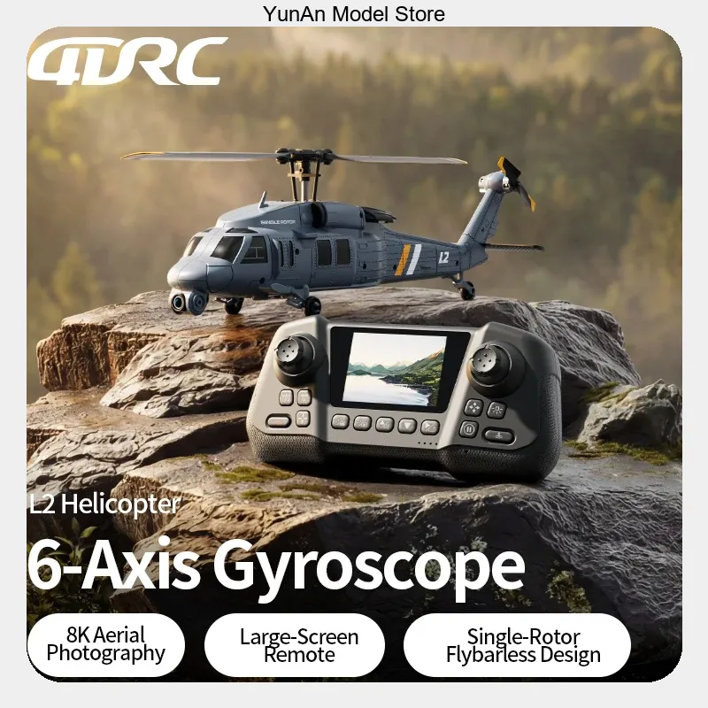 Hélicoptère RC 4DRC L2 8K UHD  - Rc Helicopter Gyro avis et prix