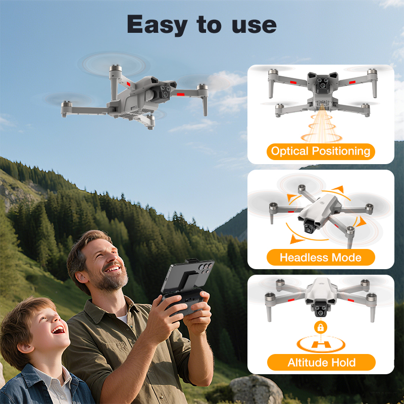 NOUVEAU Drone L017 Pro Brushle - Rc Helicopter Case avis et prix