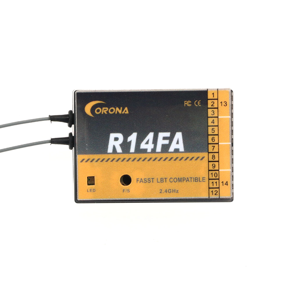Récepteur modèle Corona R14FA  - Rc Helicopter Remote Control avis et prix
